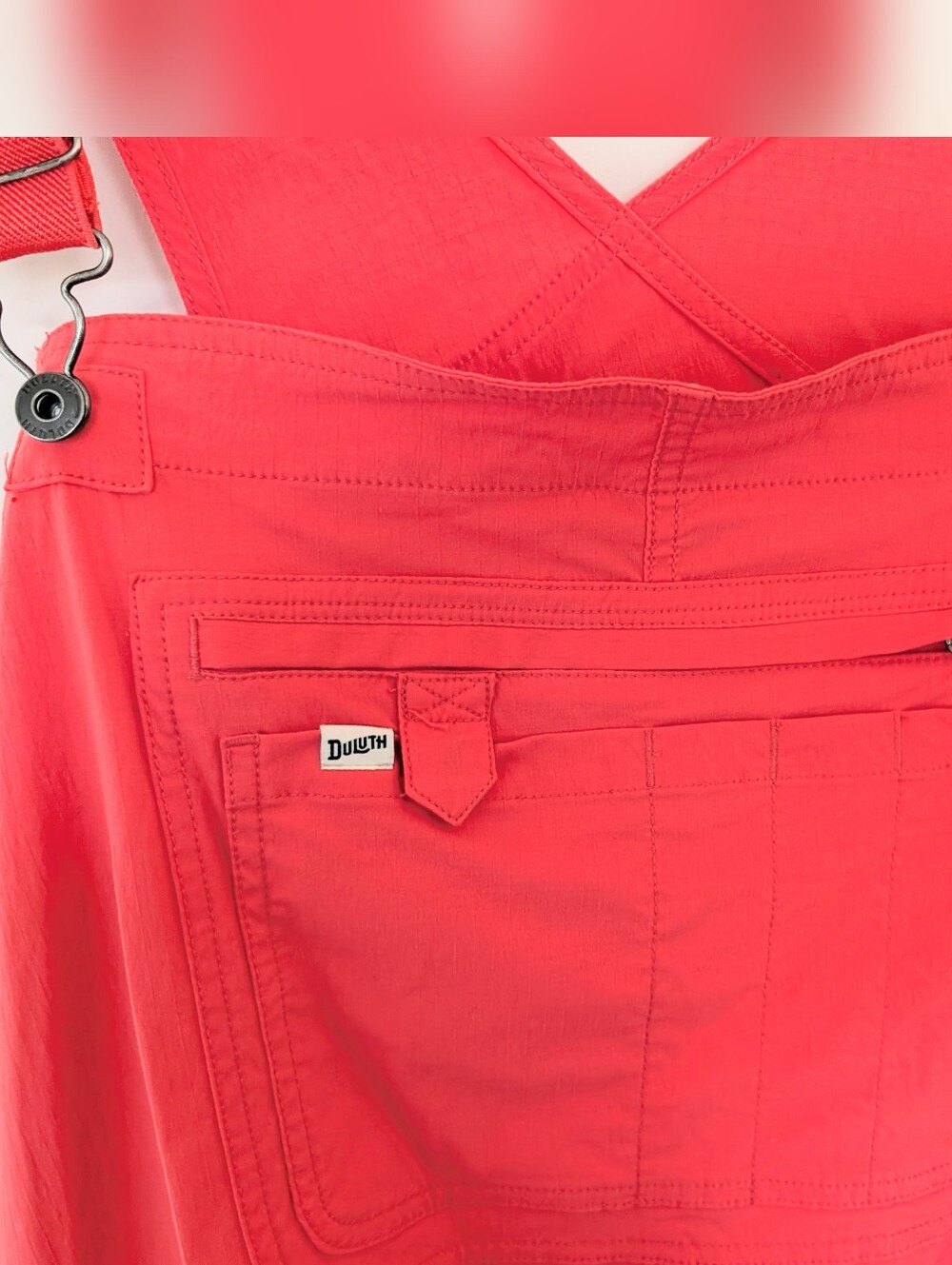 Duluth Trading Women's Heirloom Gardening Short Overalls Size 4X Outdoor - Picture 3 of 15